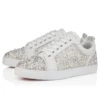 Louperla Jr – Sneakers – Krepsatin, kalveskind, strass og perler – Hvid – Herre Louperla Jr – Sneakers – Krepsatin, kalveskind, strass og perler – Hvid – Herre