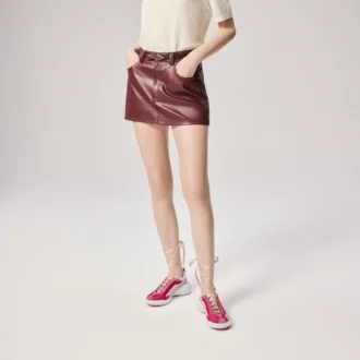 Mara Open – Sneakers – Kalveskind og silketafta – Palacy – Dame