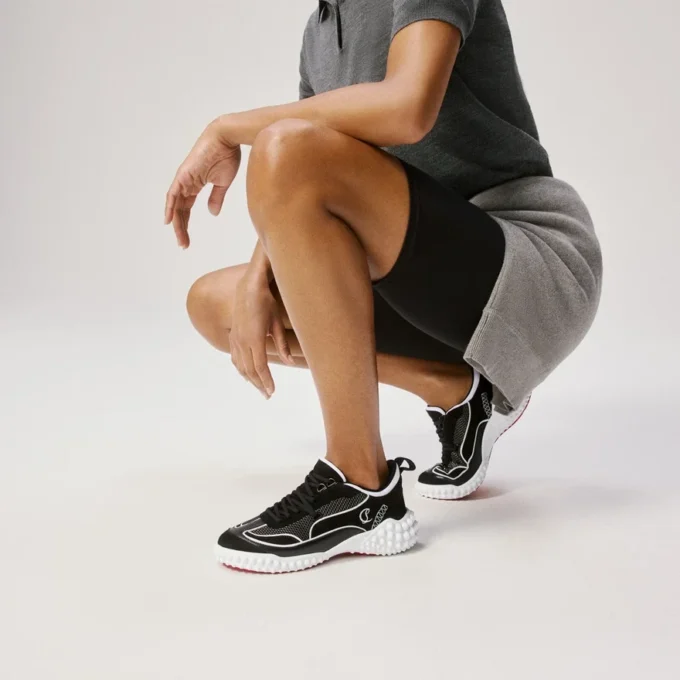 Mara – Sneakers – Kalveskind, lammeskind og mesh – Sort – Dame Mara – Sneakers – Kalveskind, lammeskind og mesh – Sort – Dame