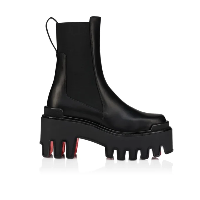 Marcharcroche Dune Maxx – 80 mm lave støvler – voksbehandlet kalveskind – sort – kvinder