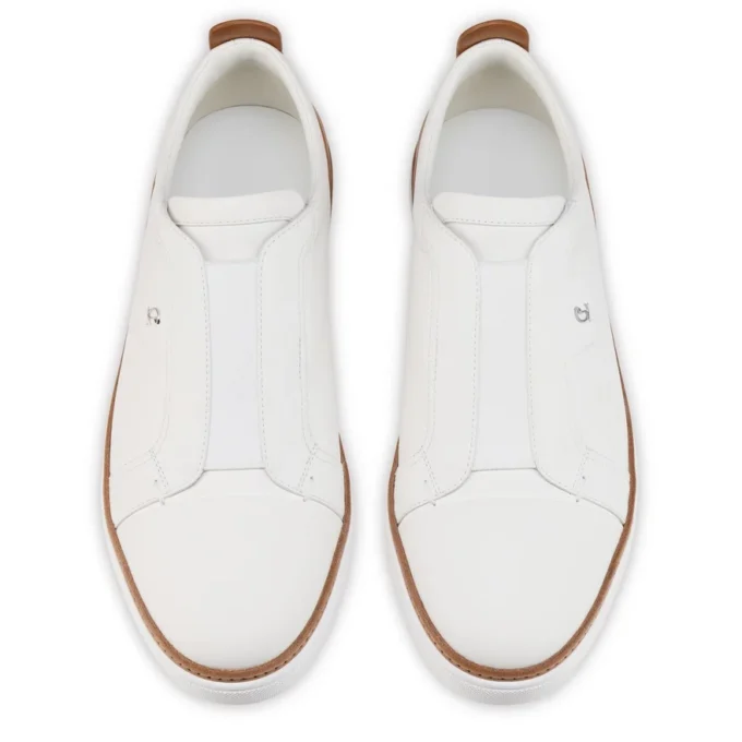 Marcontonio – Sneakers – Kalveskind – Hvid – Herre