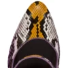 Mary Fannylove – 100 mm Mary Janes – Pythonlæder med farveovergang – Rhapsody Yellow – Dame