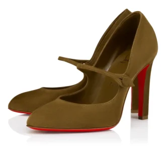 Mary Fannylove – 100 mm pumps – Veau Velours – Bronzo – Dame Mary Fannylove – 100 mm pumps – Veau Velours – Bronzo – Dame
