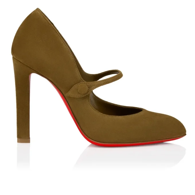 Mary Fannylove – 100 mm pumps – Veau Velours – Bronzo – Dame Mary Fannylove – 100 mm pumps – Veau Velours – Bronzo – Dame