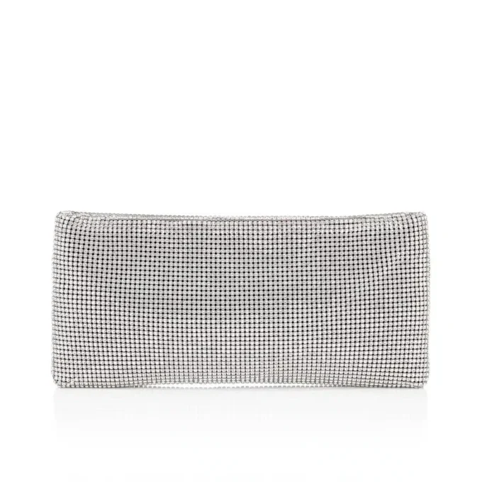 Maykimay – Clutch – Mesh og Strass – Sølv