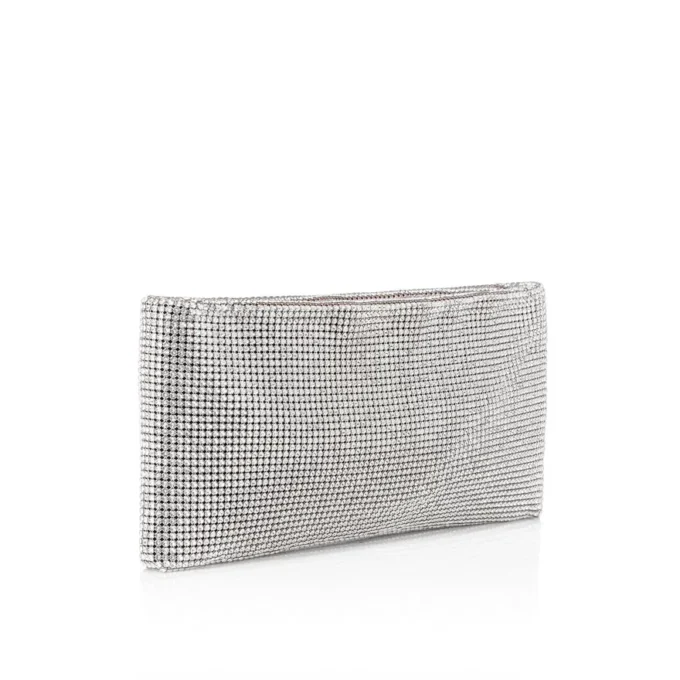 Maykimay – Clutch – Mesh og Strass – Sølv