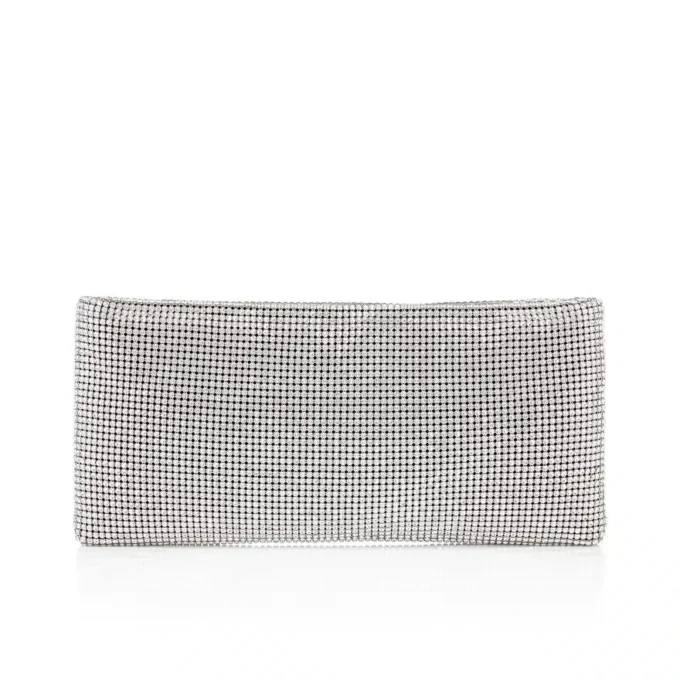 Maykimay – Clutch – Mesh og Strass – Sølv