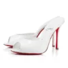 Me Dolly – 100 mm mule – laklæder – Bianco – Dame