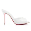 Me Dolly – 100 mm mule – laklæder – Bianco – Dame