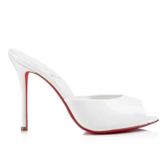 Me Dolly – 100 mm mule – laklæder – Bianco – Dame Me Dolly – 100 mm mule – laklæder – Bianco – Dame