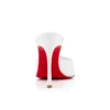Me Dolly – 100 mm mule – laklæder – Bianco – Dame
