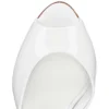 Me Dolly – 100 mm mule – laklæder – Bianco – Dame
