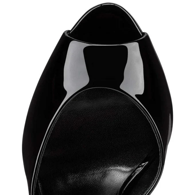 Me Dolly – 100 mm mule – laklæder – sort – kvinder