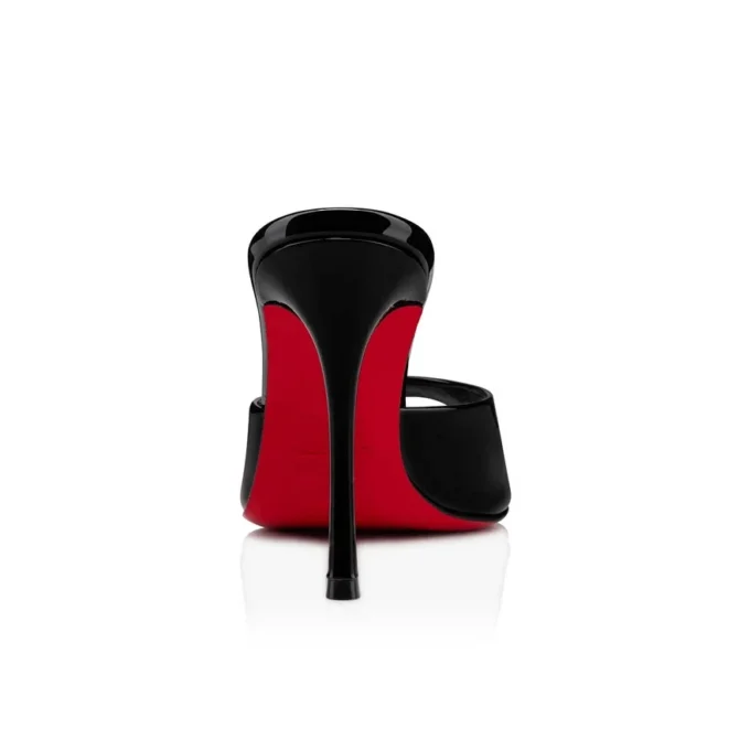 Me Dolly – 100 mm mule – laklæder – sort – kvinder