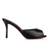 Me Dolly – 85 mm mule – Nappalæder – Sort – Dame