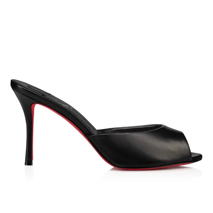 Me Dolly – 85 mm mule – Nappalæder – Sort – Dame