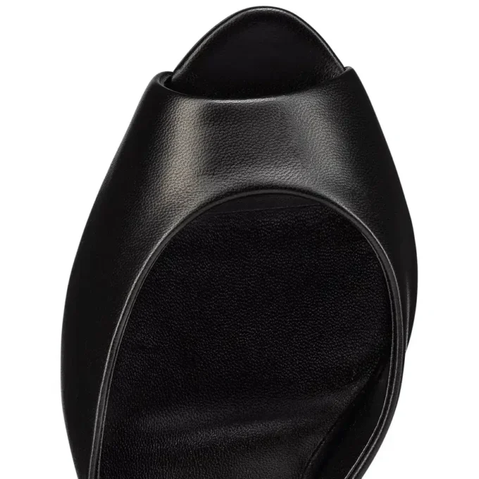 Me Dolly – 85 mm mule – Nappalæder – Sort – Dame