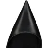 Milena – 100 mm pumps med remme – kalveskind – sort – kvinder