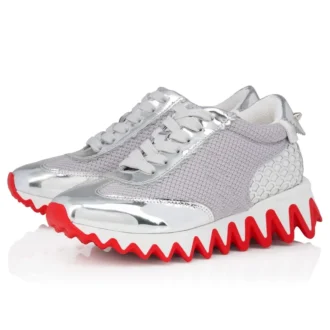 Mini Shark – Sneakers – Kalveskind – Sølv – Børn