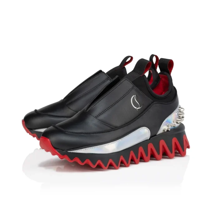 Mini Sharkyloub – Sneakers – Kalveskind og neopren – Sort – Børn Mini Sharkyloub – Sneakers – Kalveskind og neopren – Sort – Børn