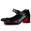 Miss Jane – 55 mm Mary Jane-pumps – laklæder – sort – kvinder