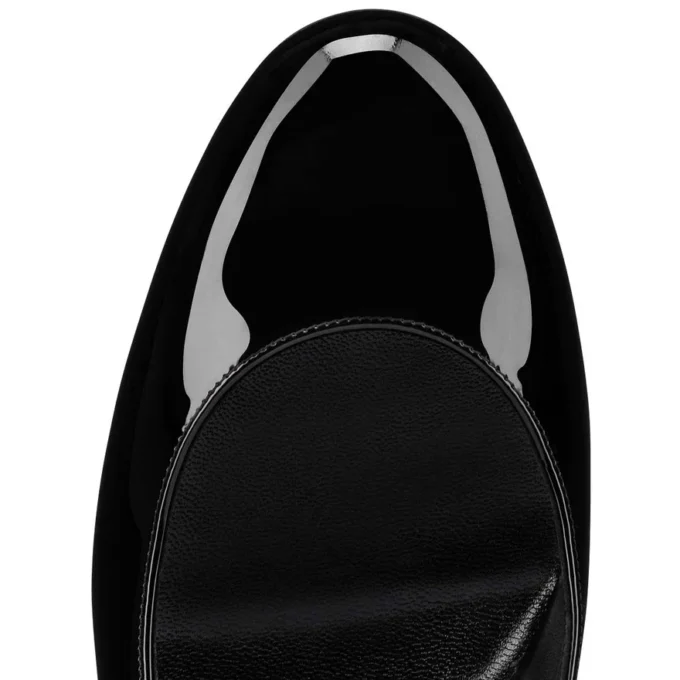 Miss Jane – 55 mm Mary Jane-pumps – laklæder – sort – kvinder