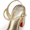 Miss Jane – 85 mm sandaler – lamineret kalveskind – platine – kvinder Miss Jane – 85 mm sandaler – lamineret kalveskind – platine – kvinder