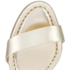 Miss Jane-sandal – 55 mm sandaler – iriserende nappalæder – platin – kvinder