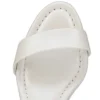 Miss Jane-sandal – 85 mm sandaler – perlemorsfarvet nappalæder – Bianco – kvinder