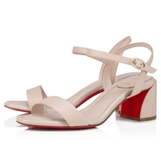 Miss Jane-sandalen – 55 mm sandaler – Nappalæder – Leche – Dame Miss Jane-sandalen – 55 mm sandaler – Nappalæder – Leche – Dame