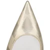 Miss Z – 100 mm pumps – diamantformet lamineret lammeskind – Platino Chiaro – Dame Miss Z – 100 mm pumps – diamantformet lamineret lammeskind – Platino Chiaro – Dame