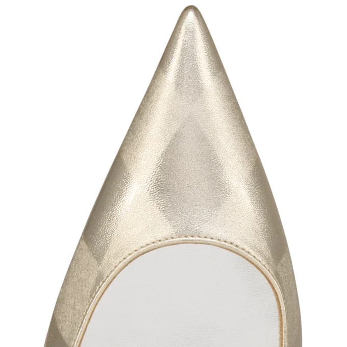 Miss Z – 100 mm pumps – diamantformet lamineret lammeskind – Platino Chiaro – Dame Miss Z – 100 mm pumps – diamantformet lamineret lammeskind – Platino Chiaro – Dame