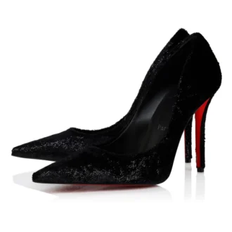 Miss Z – 100 mm pumps – fløjl – sort – kvinder Miss Z – 100 mm pumps – fløjl – sort – kvinder