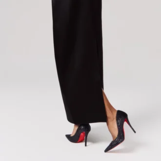 Miss Z – 100 mm pumps – fløjl – sort – kvinder Miss Z – 100 mm pumps – fløjl – sort – kvinder