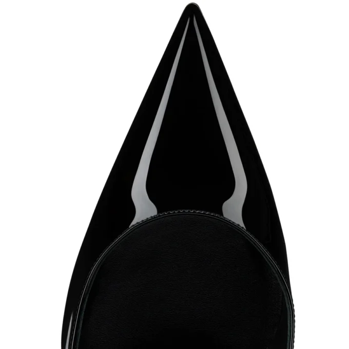 Miss Z – 100 mm pumps – lakeret kalveskind – sort – kvinder Miss Z – 100 mm pumps – lakeret kalveskind – sort – kvinder