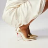 Miss Z – 100 mm pumps – Lamineret nappalæder – Platine – Dame Miss Z – 100 mm pumps – Lamineret nappalæder – Platine – Dame