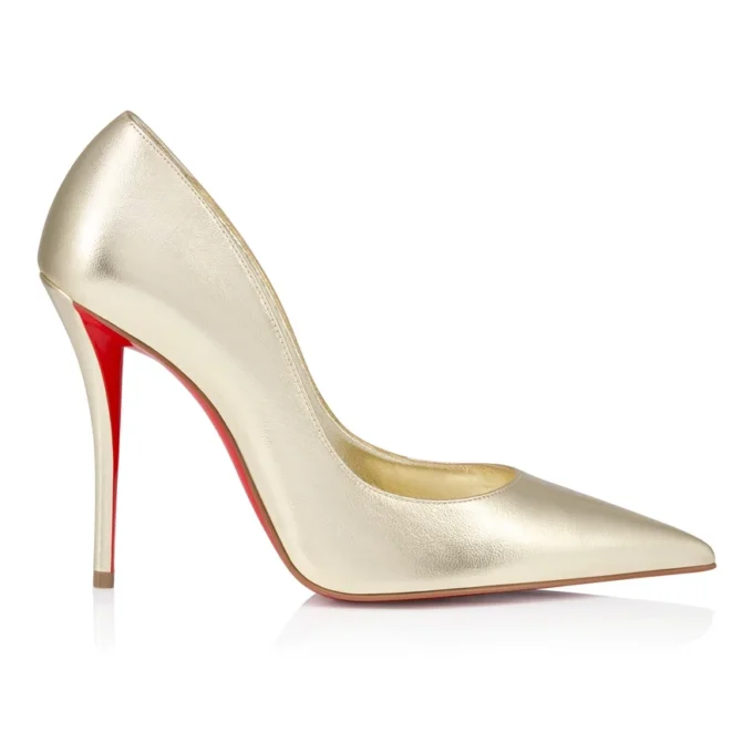 Miss Z – 100 mm pumps – Lamineret nappalæder – Platine – Dame Miss Z – 100 mm pumps – Lamineret nappalæder – Platine – Dame