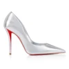 Miss Z – 100 mm pumps – lamineret nappalæder – sølv – kvinder Miss Z – 100 mm pumps – lamineret nappalæder – sølv – kvinder