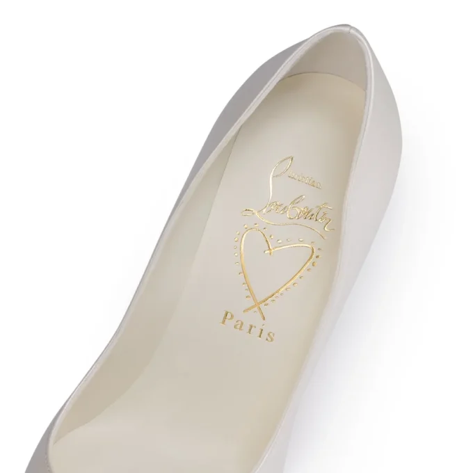 Miss Z – 100 mm pumps – perlemorsfarvet nappalæder – Bianco – Dame Miss Z – 100 mm pumps – perlemorsfarvet nappalæder – Bianco – Dame