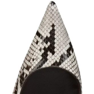 Miss Z – 100 mm pumps – Pythonlæder – Roccia – Dame Miss Z – 100 mm pumps – Pythonlæder – Roccia – Dame