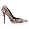 Miss Z – 100 mm pumps – Pythonlæder – Roccia – Dame Miss Z – 100 mm pumps – Pythonlæder – Roccia – Dame