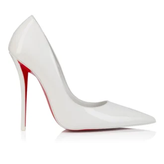 Miss Z – 120 mm pumps – lakeret kalveskind – Bianco – Dame Miss Z – 120 mm pumps – lakeret kalveskind – Bianco – Dame
