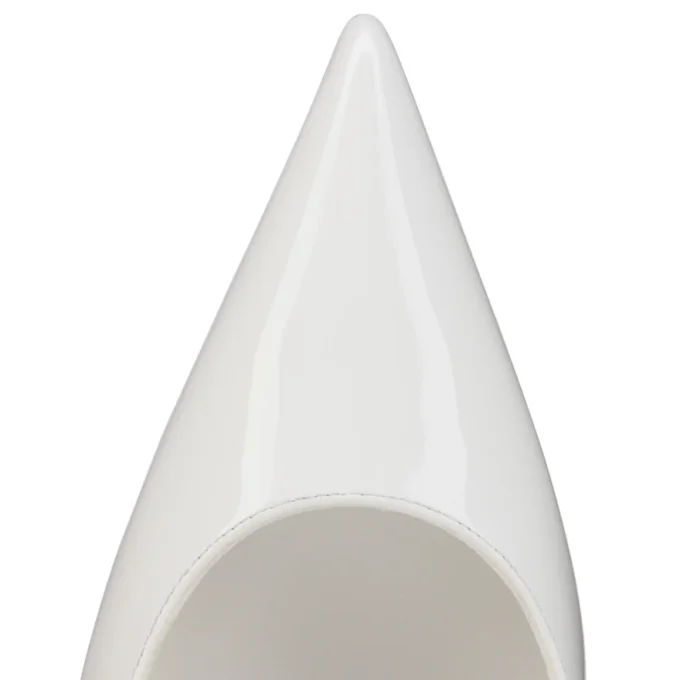 Miss Z – 120 mm pumps – lakeret kalveskind – Bianco – Dame Miss Z – 120 mm pumps – lakeret kalveskind – Bianco – Dame
