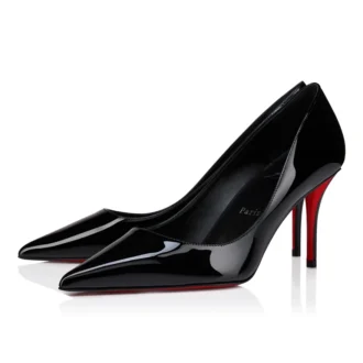 Miss Z – 80 mm pumps – lakeret kalveskind – sort – kvinder Miss Z – 80 mm pumps – lakeret kalveskind – sort – kvinder