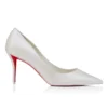 Miss Z – 80 mm pumps – perlemorsfarvet nappalæder – Bianco – Dame Miss Z – 80 mm pumps – perlemorsfarvet nappalæder – Bianco – Dame