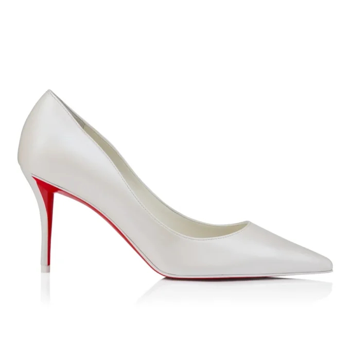 Miss Z – 80 mm pumps – perlemorsfarvet nappalæder – Bianco – Dame Miss Z – 80 mm pumps – perlemorsfarvet nappalæder – Bianco – Dame