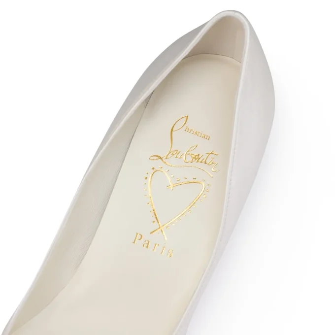 Miss Z – 80 mm pumps – perlemorsfarvet nappalæder – Bianco – Dame Miss Z – 80 mm pumps – perlemorsfarvet nappalæder – Bianco – Dame