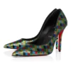 Miss Z Arlequin – 100 mm pumps – crepesatin broderet med mikropailletter – flerfarvet – kvinder Miss Z Arlequin – 100 mm pumps – crepesatin broderet med mikropailletter – flerfarvet – kvinder