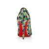 Miss Z Arlequin – 100 mm pumps – crepesatin broderet med mikropailletter – flerfarvet – kvinder Miss Z Arlequin – 100 mm pumps – crepesatin broderet med mikropailletter – flerfarvet – kvinder