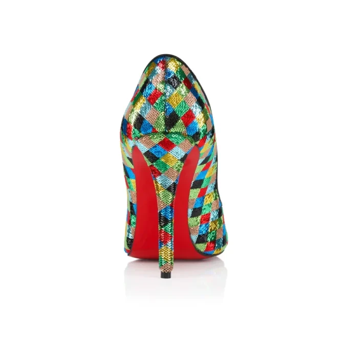 Miss Z Arlequin – 100 mm pumps – crepesatin broderet med mikropailletter – flerfarvet – kvinder Miss Z Arlequin – 100 mm pumps – crepesatin broderet med mikropailletter – flerfarvet – kvinder